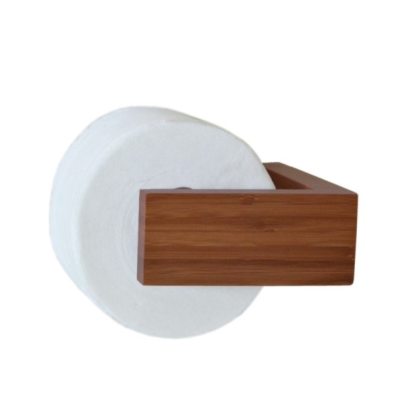 Bamboo Toilet Roll Holder